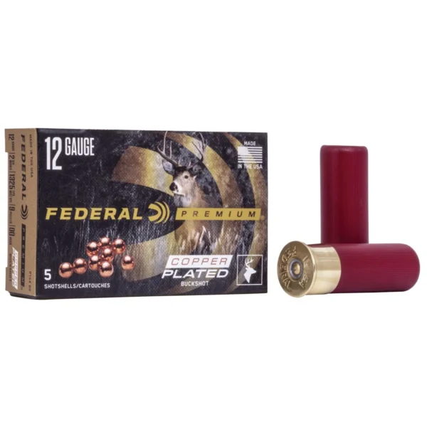 Federal Cartridge Co. Federal Premium Vital-Shok 12 ga 2-3/4" 9 plts #00 1325 fps 5/ct