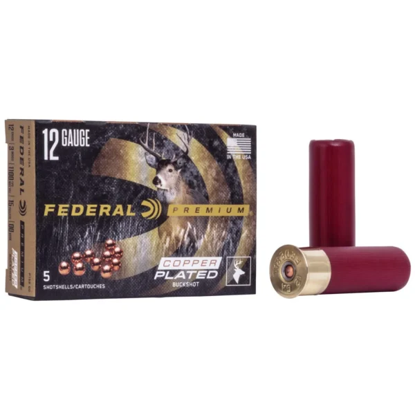 Federal FED PRM 12GA 3" 00 BCK 5/250