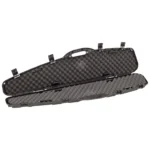 Plano PillarLock Pro-Max Scoped Gun Case, open black case with egg-crate foam and latches