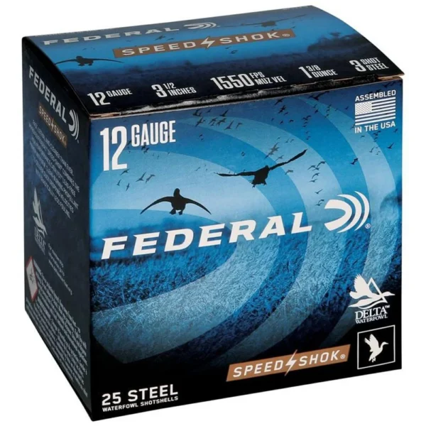 Federal FED SPEED SHOK 12GA 3.5" #3 25/250