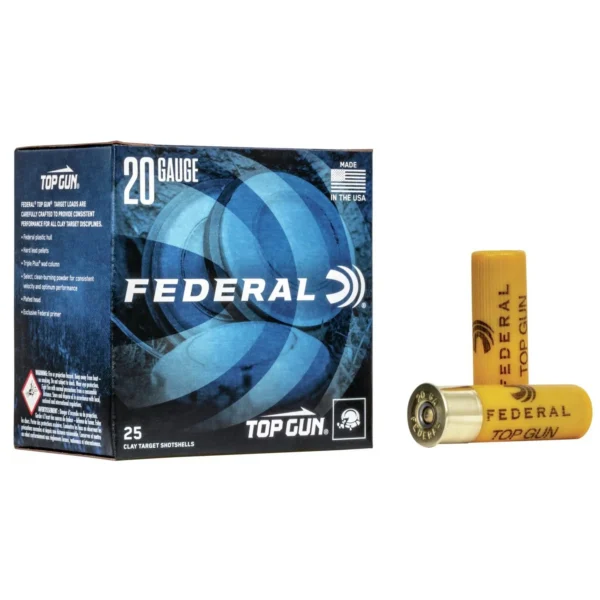 Federal Cartridge Co. Federal Top Gun Shotshells 20 ga 2-3/4" 7/8oz 1210 fps #7.5 25/ct