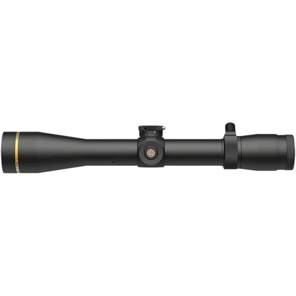 Leupold VX-3HD Rifle Scope matte black, right side view with adjustment turrets