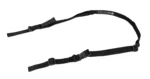 BL FORCE VICKERS 2-PT CMBT SLNG, black two-point sling laid flat with buckles and adjusters