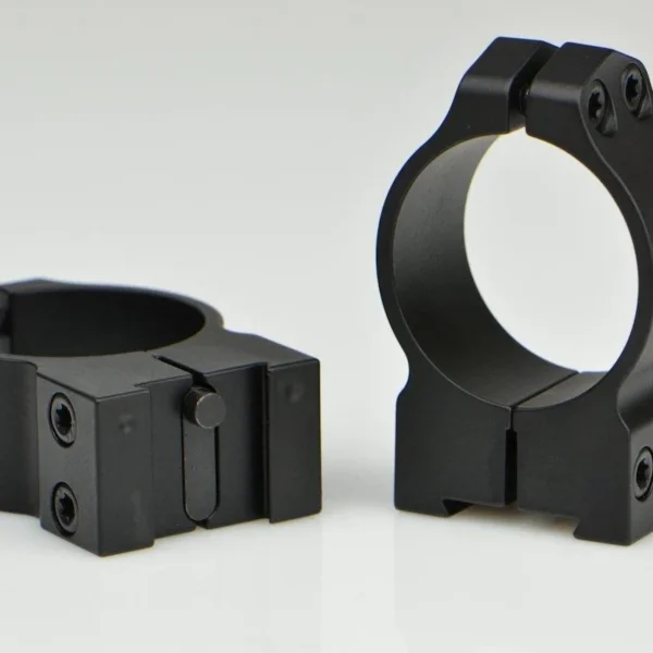 Warne Manufacturing Company Warne 2-Piece Maxima Fixed Scope Ringmounts with Grooved Receiver - Tikka 30mm Medium Matte