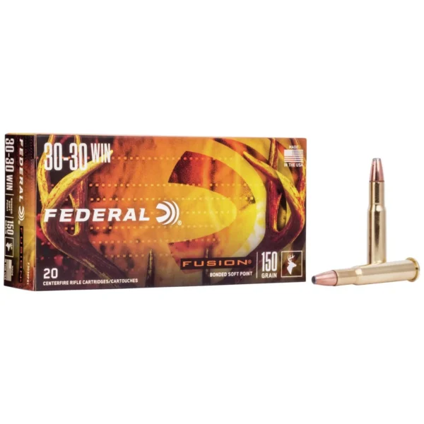 Federal Cartridge Co. Federal Fusion Rifle Ammunition .30-30 Win 150 gr BTSP 2390 fps - 20/ct