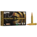 Federal Cartridge Co. Federal Premium Gold Medal Sierra MatchKing Rifle Ammunition .300 Win Mag 190 gr BTHP 2900 fps - 20/ct