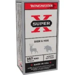 Winchester Ammunition Winchester Super-X Handgun Ammunition .357 Mag 158 gr. JSP 1235 fps 50/ct