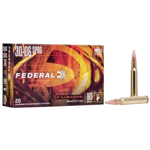 Federal Cartridge Co. Federal Fusion Rifle Ammunition .30-06 Sprg 165 gr BTSP 2790 fps - 20/ct