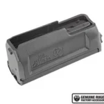 Ruger American Rifle Magazine, gray angled top view with molded body and feed lips