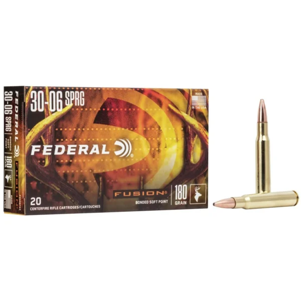 Federal Cartridge Co. Federal Fusion Rifle Ammunition .30-06 Sprg 180 gr BTSP 2700 fps - 20/ct