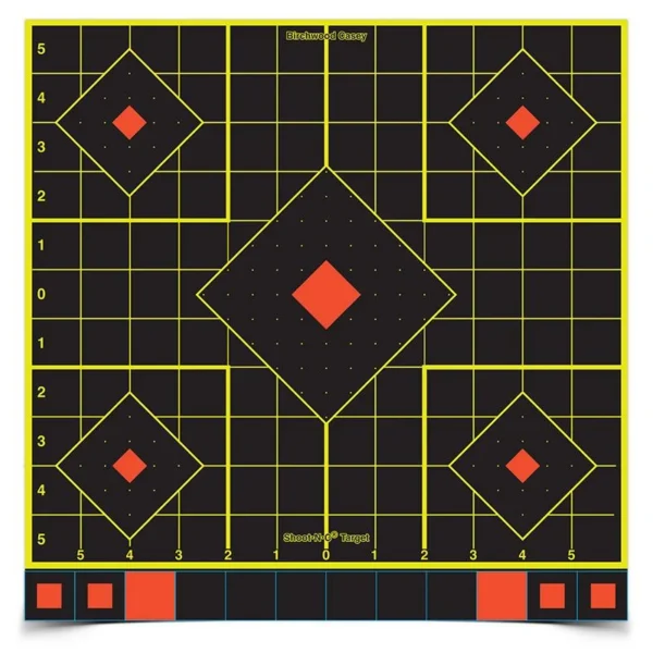 Birchwood Casey SHOOT NC 12 in Sight-In 12 Targets and 144 Pasters