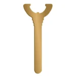 Yankee Hill Machine YHM Victra-12 Spanner Wrench, tan wrench with notched open head