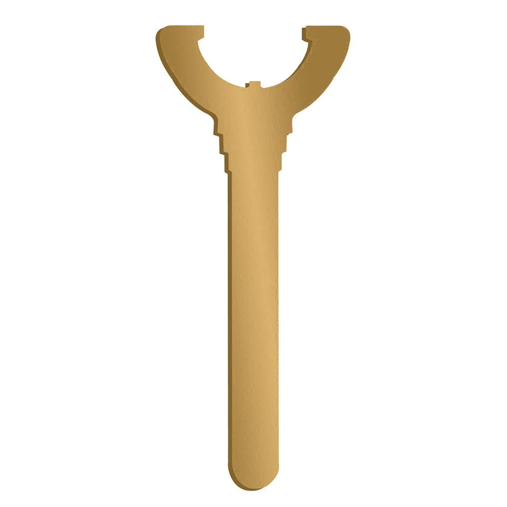 primary-48172 Yankee Hill Machine YHM Victra-12 Spanner Wrench, tan wrench with notched open head