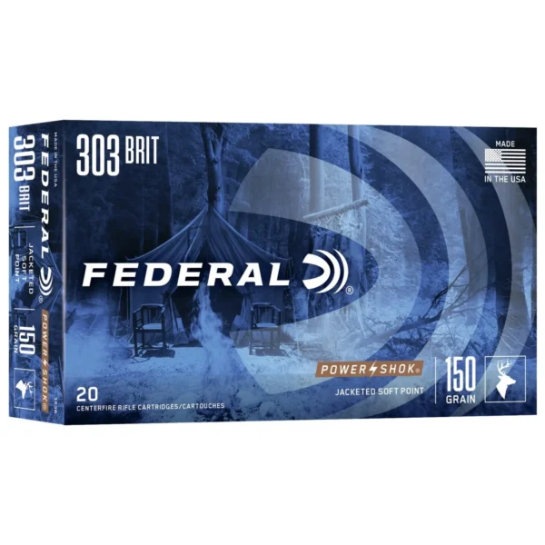 Federal FED PWRSHK 303BRIT 150GR SP 20/200