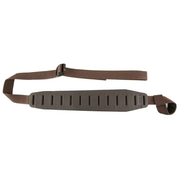 Blackpowder Products Inc-Quake Quake Claw 2.0 brown sling with padded shoulder section