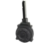 Promag Hi-Point 4595TS Magazine, front view of black polymer drum with long feed tower