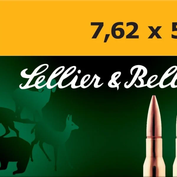 Mag-Tech/Sellier- Bellot Sellier & Bellot Rifle Ammunition 7.62x54R 180 gr 2580 fps FMJ 20/ct