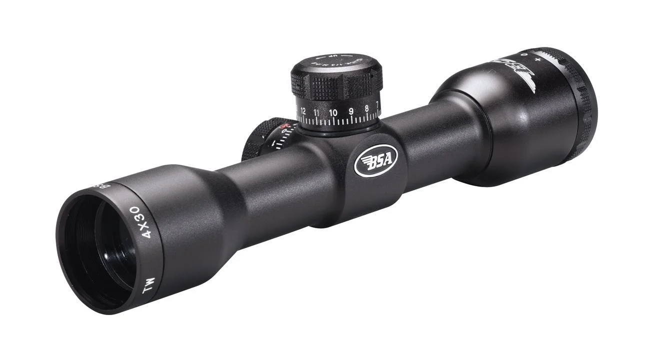 primary-48231 BSA Optics BSA TACT WPN 4X30 MIL DOT BLK