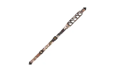 Allen Vertex Hyper Tough Sling Veil camouflage, angled view with black adjustment hardware