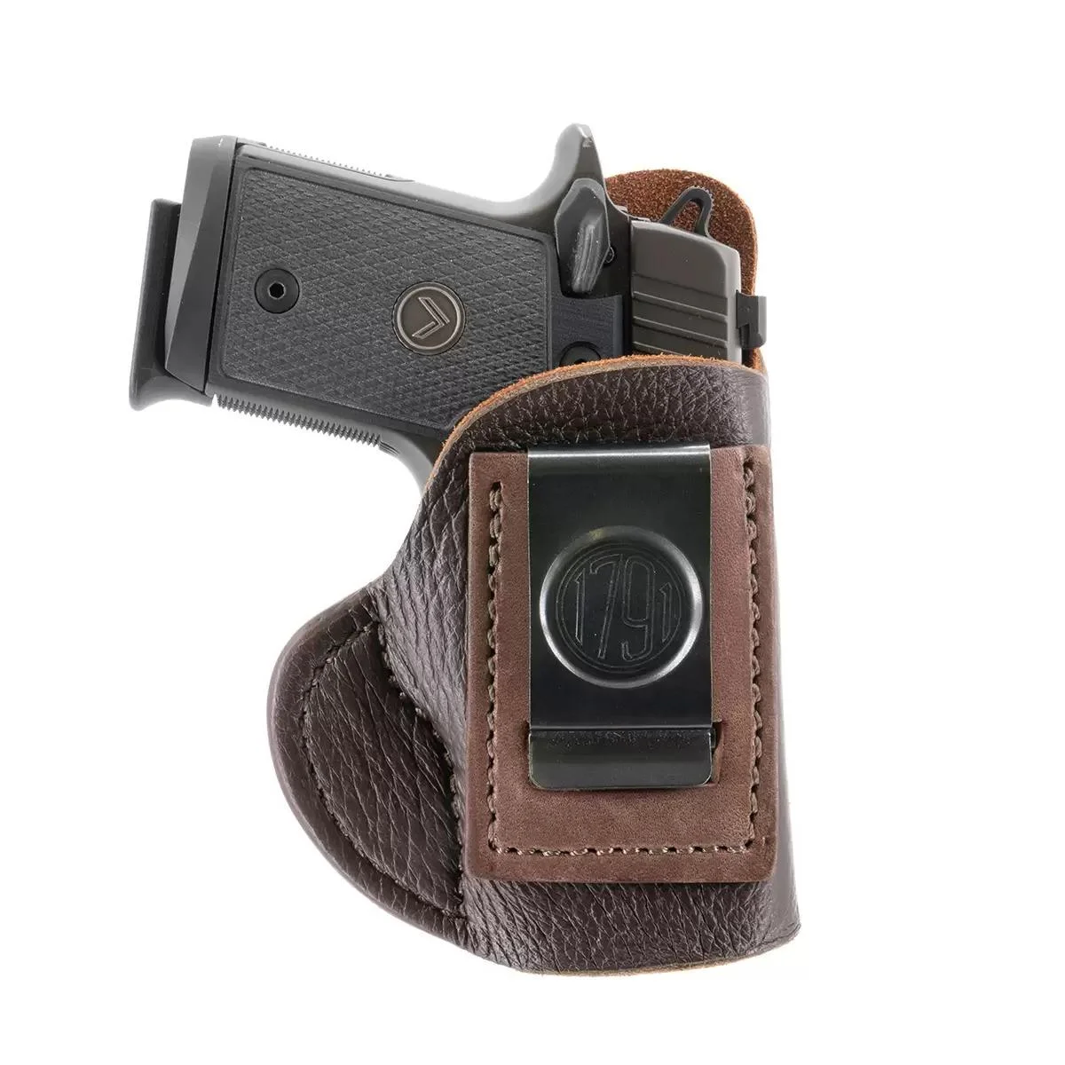 primary-48282 2nd Amendment 1791 LLC 1791 Fair Chase Deer Hide IWB Holster Size 0 Brown RH