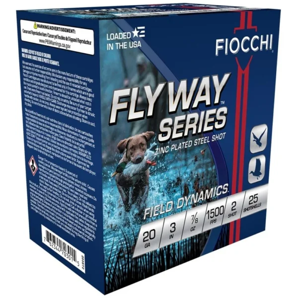 Fiocchi Ammunition FIOCCHI 20GA #2 FLYWAY STEEL 25/250