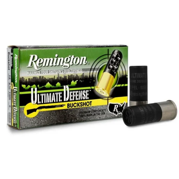 Remington REM ULT DEF 12GA 3" OO BUCK 5/100