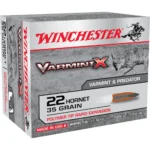 Winchester Ammunition Winchester Varmint X Rifle Ammunition .22 Hornet 35 gr. PT 3100 fps 20/ct
