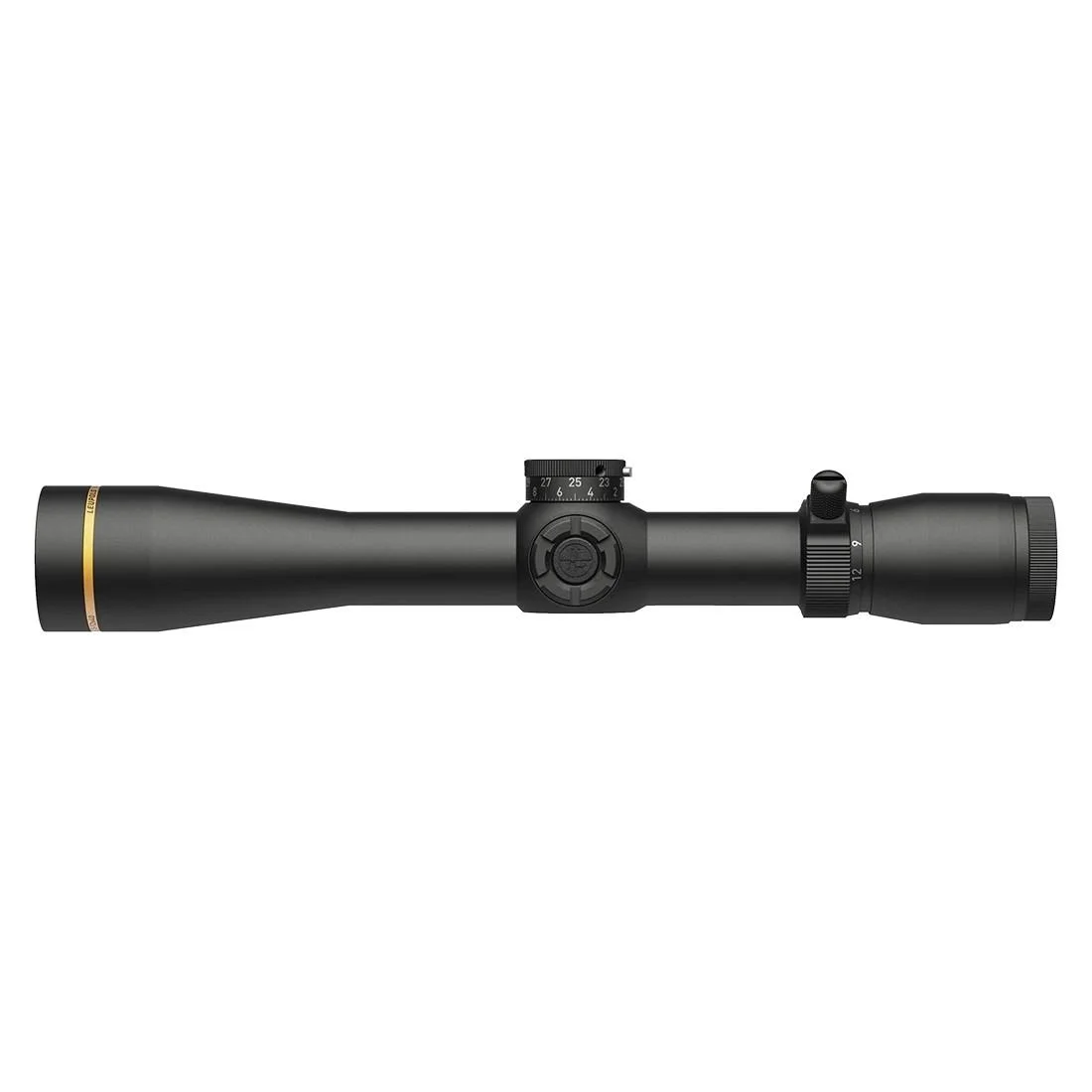 primary-48346 Leupold VX-4HD Rifle Scope 3-12x40 black scope with adjustment turrets, right side