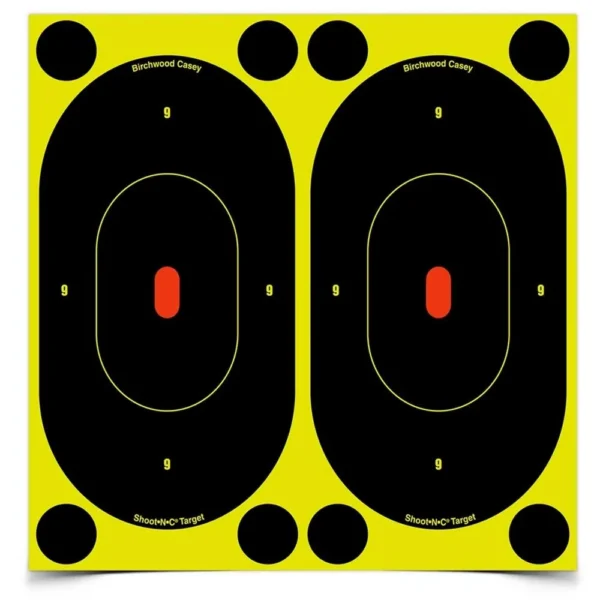 Birchwood Casey Shoot-N-C 7" Silhouette Target 12/ct