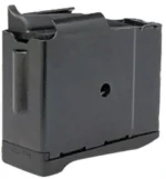 Ruger Rifle Magazine for Mini-30 black metal magazine in three-quarter view
