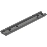 Leupold Rifleman Gen2 Ruger 1022 Scope Base 1-piece, black angled top view with mounting holes