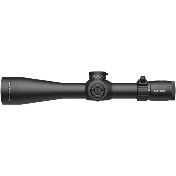 Leupold LEUP MARK 4HD 6-24X52 ILLUM PR2-MOA black scope, right-side view with adjustment turrets