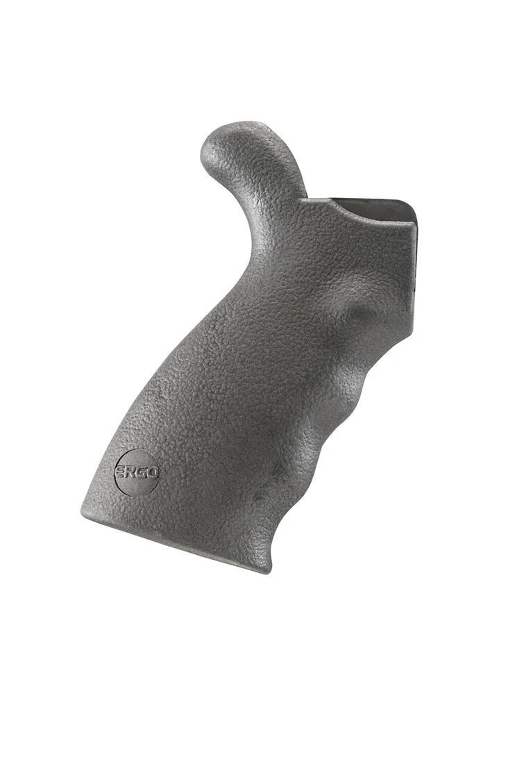 primary-48500 ERGO 2 AR SUREGRIP GRIP KIT BLK, black textured pistol grip shown from the left side