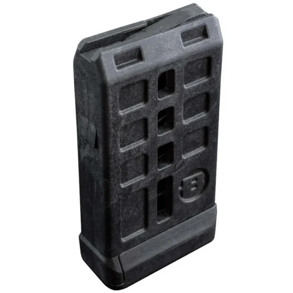 Bergara BMR Magazine, black front view with rectangular grid texture
