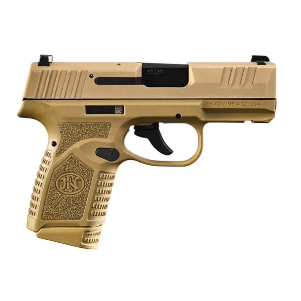 FN USA Reflex Handgun 9mm Luger 10rd Magazines (2) 3.3" Barrel FDE Night Sights NMS