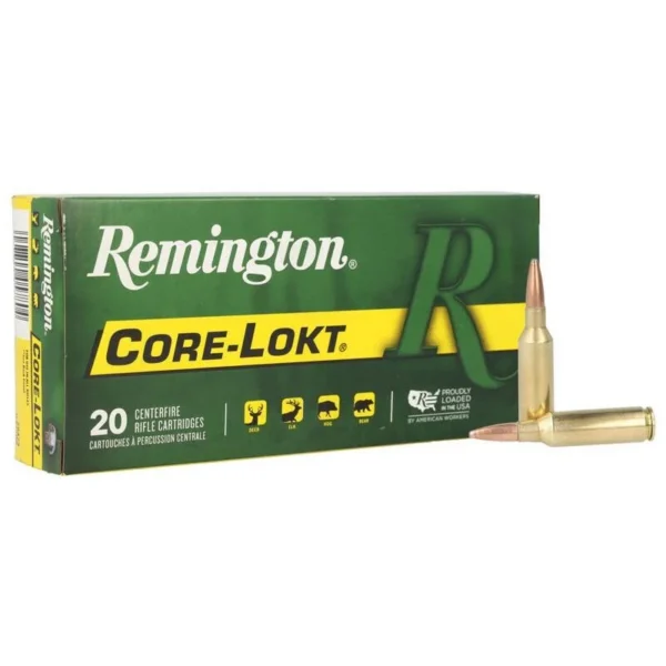 Remington Arms Co. Inc. Remington Core-Lokt Rifle Ammunition 7mm Rem SAUM 150 gr PSP 3110 fps 20/ct