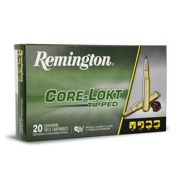Remington Arms Co. Inc. Remington Core-Lokt Tipped Rifle Ammunition 7mm-08 Rem 140gr PT 2860 fps 20/ct