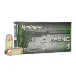 Remington Arms Co. Inc. Remington Subsonic Handgun Ammunition .45 Auto 230gr FNEB 830 fps 50/ct