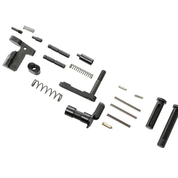 CMMG Lower Parts Kit Mk3 Gunbuilder's kit, assorted black pins, springs and controls