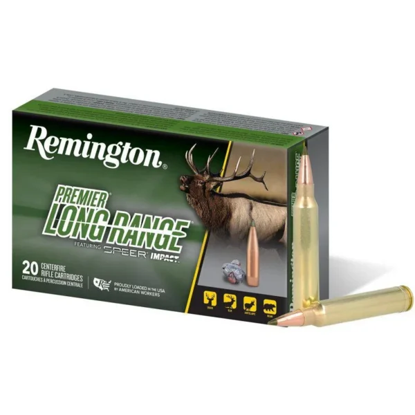 Remington Arms Co. Inc. Remington Premier Long Range w/Speer Impact Rifle Ammunition .300 Win Mag 190gr PT 2885 fps 20/ct
