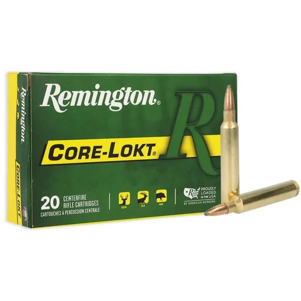 Remington Arms Co. Inc. Remington Core Lokt Rifle Ammunition 300 Rem Ultra 180 gr PSP 3175 fps 20/ct