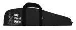 Keytone Sporting Arms Crickett Padded Case, black right-side view with handles and My First Rifle logo
