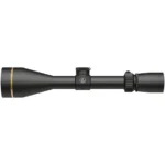 Leupold VX-3HD Rifle Scope, left-side view in matte black with large objective bell and turret