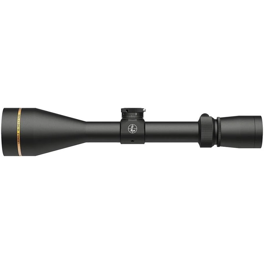 primary-48772 Leupold VX-3HD Rifle Scope, left-side view in matte black with large objective bell and turret