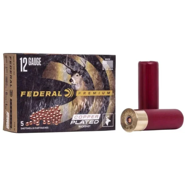 Federal FED PRM VSHOK 12GA 3" #4 BCK 5/250