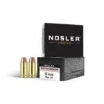 Nosler Bullets Inc. Nosler ASP Handgun Ammunition .45 ACP 185 gr JHP 980 fps 20/ct