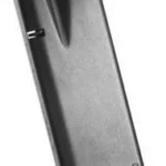 Mec-Gar SIG P226 Magazine, black angled side view with extended base plate