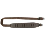 Blackpowder Products Inc-Quake Quake Claw 2.0 rifle sling, brown side view with padded section