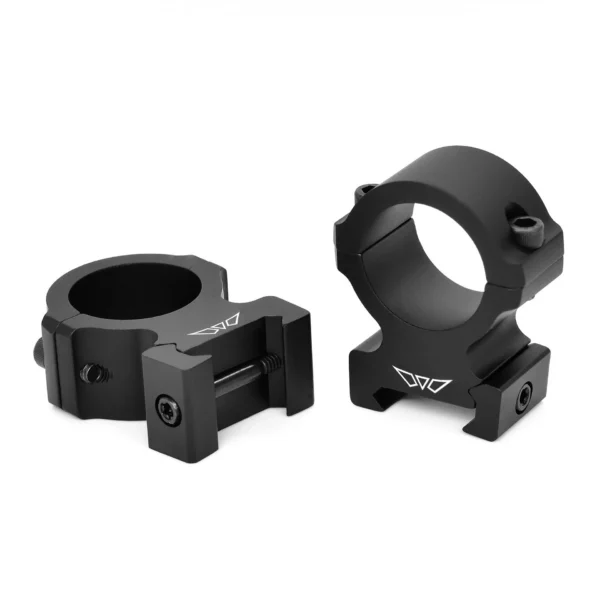 Warne Manufacturing Company Warne Vapor 2-Piece Horizontal Scope Rings 1" High Matte
