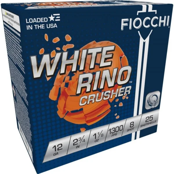 Fiocchi Ammunition FIOCCHI W RINO CRSHR 12GA #8 25/250